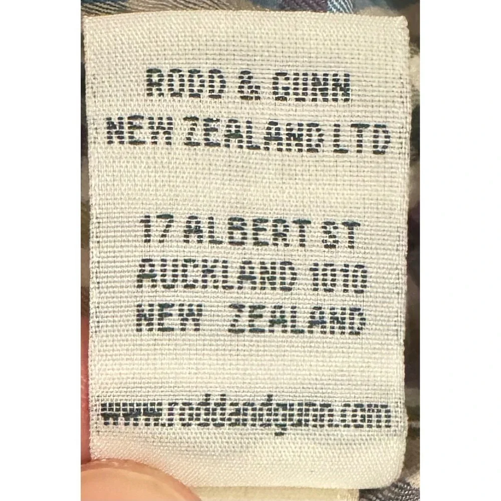 Rodd & Gunn Multi Color Check Button Down Sports‎ Fit Italian Fabric Mens Size M